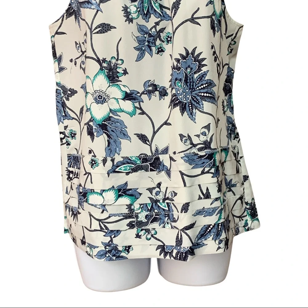 SzXS Loft Floral Print Sleeveless Top - Picture 3 of 7